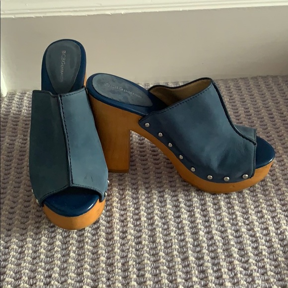 BCBGeneration Shoes - BCBG blue clogs in GREAT CONDITION